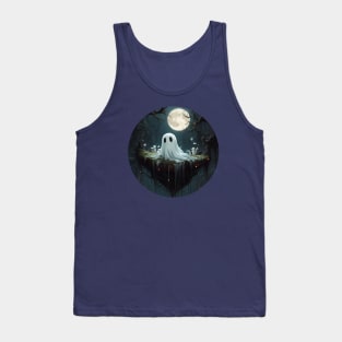 Moon ghost Tank Top